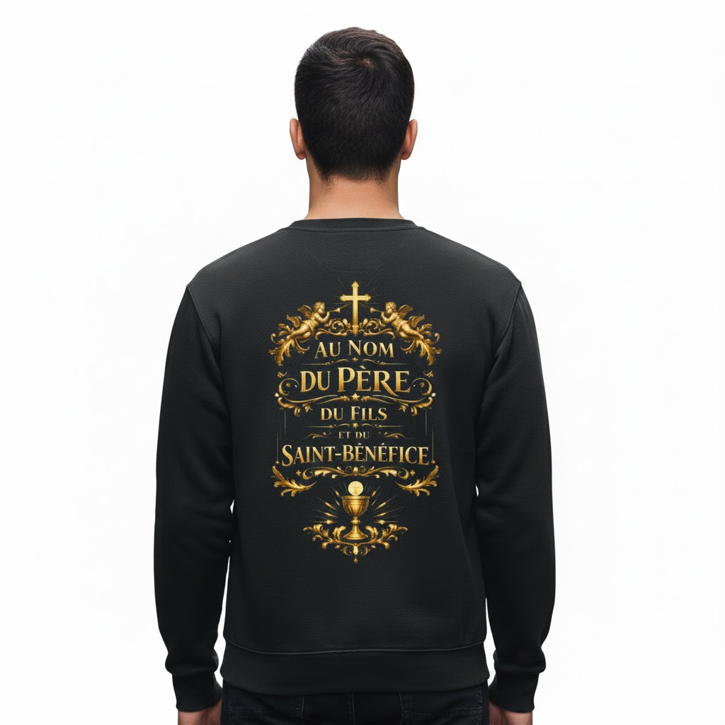 homme dos fond blanc